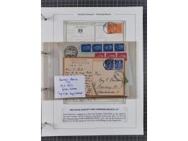 1903/39, Sammlung “DSP LINIE HAMBURG-MEXICO I-XIII” und den späteren Stempeln inkl. “HAMBURG-CUBA-MEXICO” mit über 50 Briefen