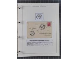 1903/39, Sammlung “DSP LINIE HAMBURG-MEXICO I-XIII” und den späteren Stempeln inkl. “HAMBURG-CUBA-MEXICO” mit über 50 Briefen