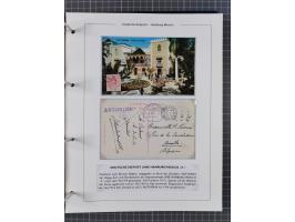 1903/39, Sammlung “DSP LINIE HAMBURG-MEXICO I-XIII” und den späteren Stempeln inkl. “HAMBURG-CUBA-MEXICO” mit über 50 Briefen