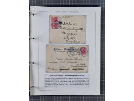 1903/39, Sammlung “DSP LINIE HAMBURG-MEXICO I-XIII” und den späteren Stempeln inkl. “HAMBURG-CUBA-MEXICO” mit über 50 Briefen