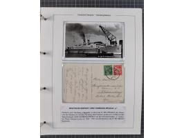 1903/39, Sammlung “DSP LINIE HAMBURG-MEXICO I-XIII” und den späteren Stempeln inkl. “HAMBURG-CUBA-MEXICO” mit über 50 Briefen