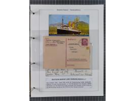 1903/39, Sammlung “DSP LINIE HAMBURG-MEXICO I-XIII” und den späteren Stempeln inkl. “HAMBURG-CUBA-MEXICO” mit über 50 Briefen