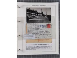 1903/39, Sammlung “DSP LINIE HAMBURG-MEXICO I-XIII” und den späteren Stempeln inkl. “HAMBURG-CUBA-MEXICO” mit über 50 Briefen