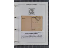 1903/39, Sammlung “DSP LINIE HAMBURG-MEXICO I-XIII” und den späteren Stempeln inkl. “HAMBURG-CUBA-MEXICO” mit über 50 Briefen