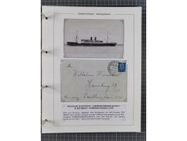 1903/39, Sammlung “DSP LINIE HAMBURG-MEXICO I-XIII” und den späteren Stempeln inkl. “HAMBURG-CUBA-MEXICO” mit über 50 Briefen