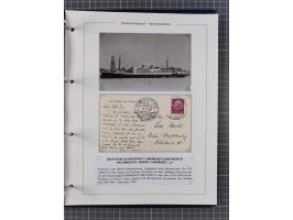 1903/39, Sammlung “DSP LINIE HAMBURG-MEXICO I-XIII” und den späteren Stempeln inkl. “HAMBURG-CUBA-MEXICO” mit über 50 Briefen