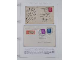 1893/1941, Sammlung “DASP BREMEN-NEW YORK I-X”, Flaggenstempel, &nbsp;“DSP LINIE BREMEN-NEW YORK a-g” und “DASP D. BREMEN” mi