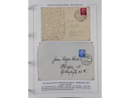 1893/1941, Sammlung “DASP BREMEN-NEW YORK I-X”, Flaggenstempel, &nbsp;“DSP LINIE BREMEN-NEW YORK a-g” und “DASP D. BREMEN” mi