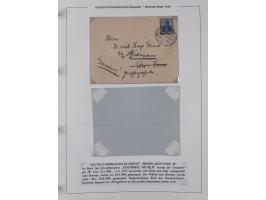 1893/1941, Sammlung “DASP BREMEN-NEW YORK I-X”, Flaggenstempel, &nbsp;“DSP LINIE BREMEN-NEW YORK a-g” und “DASP D. BREMEN” mi