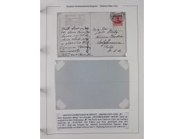 1893/1941, Sammlung “DASP BREMEN-NEW YORK I-X”, Flaggenstempel, &nbsp;“DSP LINIE BREMEN-NEW YORK a-g” und “DASP D. BREMEN” mi