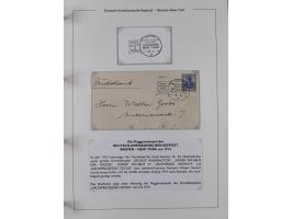 1893/1941, Sammlung “DASP BREMEN-NEW YORK I-X”, Flaggenstempel, &nbsp;“DSP LINIE BREMEN-NEW YORK a-g” und “DASP D. BREMEN” mi