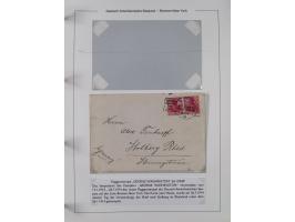 1893/1941, Sammlung “DASP BREMEN-NEW YORK I-X”, Flaggenstempel, &nbsp;“DSP LINIE BREMEN-NEW YORK a-g” und “DASP D. BREMEN” mi