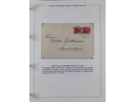 1893/1941, Sammlung “DASP BREMEN-NEW YORK I-X”, Flaggenstempel, &nbsp;“DSP LINIE BREMEN-NEW YORK a-g” und “DASP D. BREMEN” mi