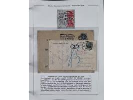 1893/1941, Sammlung “DASP BREMEN-NEW YORK I-X”, Flaggenstempel, &nbsp;“DSP LINIE BREMEN-NEW YORK a-g” und “DASP D. BREMEN” mi