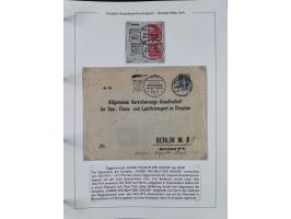 1893/1941, Sammlung “DASP BREMEN-NEW YORK I-X”, Flaggenstempel, &nbsp;“DSP LINIE BREMEN-NEW YORK a-g” und “DASP D. BREMEN” mi