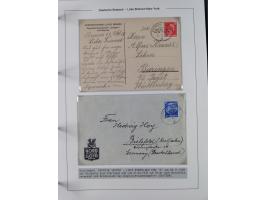 1893/1941, Sammlung “DASP BREMEN-NEW YORK I-X”, Flaggenstempel, &nbsp;“DSP LINIE BREMEN-NEW YORK a-g” und “DASP D. BREMEN” mi