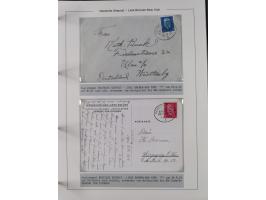 1893/1941, Sammlung “DASP BREMEN-NEW YORK I-X”, Flaggenstempel, &nbsp;“DSP LINIE BREMEN-NEW YORK a-g” und “DASP D. BREMEN” mi