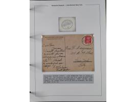 1893/1941, Sammlung “DASP BREMEN-NEW YORK I-X”, Flaggenstempel, &nbsp;“DSP LINIE BREMEN-NEW YORK a-g” und “DASP D. BREMEN” mi