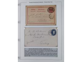 1893/1941, Sammlung “DASP BREMEN-NEW YORK I-X”, Flaggenstempel, &nbsp;“DSP LINIE BREMEN-NEW YORK a-g” und “DASP D. BREMEN” mi