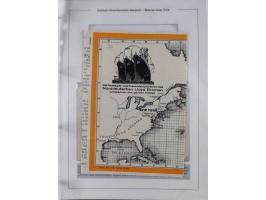 1893/1941, Sammlung “DASP BREMEN-NEW YORK I-X”, Flaggenstempel, &nbsp;“DSP LINIE BREMEN-NEW YORK a-g” und “DASP D. BREMEN” mi