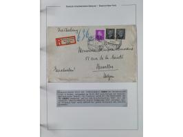 1893/1941, Sammlung “DASP BREMEN-NEW YORK I-X”, Flaggenstempel, &nbsp;“DSP LINIE BREMEN-NEW YORK a-g” und “DASP D. BREMEN” mi