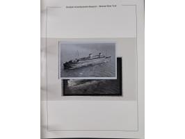 1893/1941, Sammlung “DASP BREMEN-NEW YORK I-X”, Flaggenstempel, &nbsp;“DSP LINIE BREMEN-NEW YORK a-g” und “DASP D. BREMEN” mi