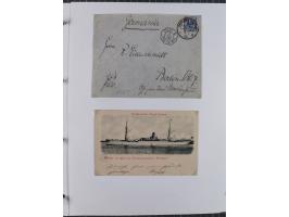 1887/1938, Sammlung “OST-ASIATISCHE HAUPTLINIE” und “OST-ASIATISCHE LINIE” mit ca. 120 Briefen, Karten und GSK, dabei frühe P