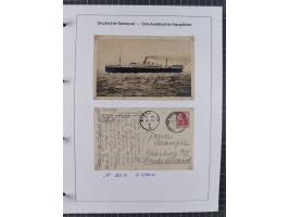 1887/1938, Sammlung “OST-ASIATISCHE HAUPTLINIE” und “OST-ASIATISCHE LINIE” mit ca. 120 Briefen, Karten und GSK, dabei frühe P