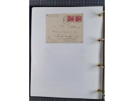 1887/1938, Sammlung “OST-ASIATISCHE HAUPTLINIE” und “OST-ASIATISCHE LINIE” mit ca. 120 Briefen, Karten und GSK, dabei frühe P