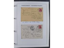 1887/1938, Sammlung “OST-ASIATISCHE HAUPTLINIE” und “OST-ASIATISCHE LINIE” mit ca. 120 Briefen, Karten und GSK, dabei frühe P