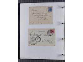 1887/1938, Sammlung “OST-ASIATISCHE HAUPTLINIE” und “OST-ASIATISCHE LINIE” mit ca. 120 Briefen, Karten und GSK, dabei frühe P