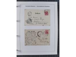 1887/1938, Sammlung “OST-ASIATISCHE HAUPTLINIE” und “OST-ASIATISCHE LINIE” mit ca. 120 Briefen, Karten und GSK, dabei frühe P