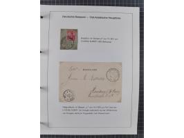 1887/1938, Sammlung “OST-ASIATISCHE HAUPTLINIE” und “OST-ASIATISCHE LINIE” mit ca. 120 Briefen, Karten und GSK, dabei frühe P