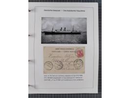 1887/1938, Sammlung “OST-ASIATISCHE HAUPTLINIE” und “OST-ASIATISCHE LINIE” mit ca. 120 Briefen, Karten und GSK, dabei frühe P