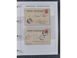 1887/1938, Sammlung “OST-ASIATISCHE HAUPTLINIE” und “OST-ASIATISCHE LINIE” mit ca. 120 Briefen, Karten und GSK, dabei frühe P
