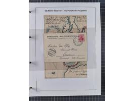 1887/1938, Sammlung “OST-ASIATISCHE HAUPTLINIE” und “OST-ASIATISCHE LINIE” mit ca. 120 Briefen, Karten und GSK, dabei frühe P