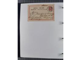 1887/1938, Sammlung “OST-ASIATISCHE HAUPTLINIE” und “OST-ASIATISCHE LINIE” mit ca. 120 Briefen, Karten und GSK, dabei frühe P