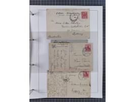 1887/1938, Sammlung “OST-ASIATISCHE HAUPTLINIE” und “OST-ASIATISCHE LINIE” mit ca. 120 Briefen, Karten und GSK, dabei frühe P
