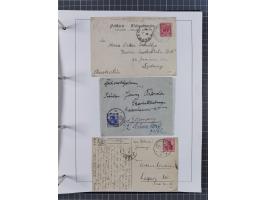 1887/1938, Sammlung “OST-ASIATISCHE HAUPTLINIE” und “OST-ASIATISCHE LINIE” mit ca. 120 Briefen, Karten und GSK, dabei frühe P