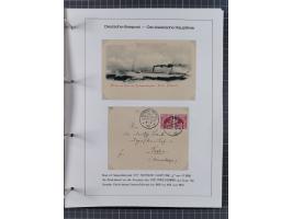 1887/1938, Sammlung “OST-ASIATISCHE HAUPTLINIE” und “OST-ASIATISCHE LINIE” mit ca. 120 Briefen, Karten und GSK, dabei frühe P