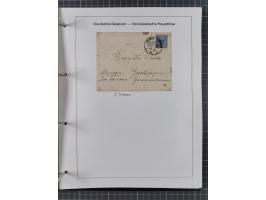 1887/1938, Sammlung “OST-ASIATISCHE HAUPTLINIE” und “OST-ASIATISCHE LINIE” mit ca. 120 Briefen, Karten und GSK, dabei frühe P