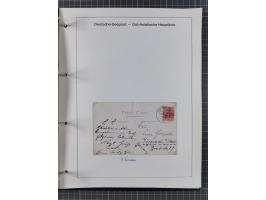 1887/1938, Sammlung “OST-ASIATISCHE HAUPTLINIE” und “OST-ASIATISCHE LINIE” mit ca. 120 Briefen, Karten und GSK, dabei frühe P