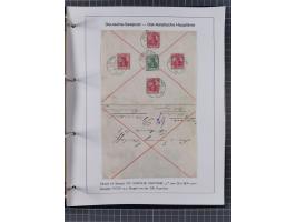 1887/1938, Sammlung “OST-ASIATISCHE HAUPTLINIE” und “OST-ASIATISCHE LINIE” mit ca. 120 Briefen, Karten und GSK, dabei frühe P