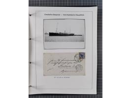 1887/1938, Sammlung “OST-ASIATISCHE HAUPTLINIE” und “OST-ASIATISCHE LINIE” mit ca. 120 Briefen, Karten und GSK, dabei frühe P