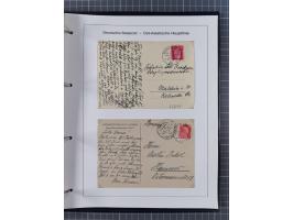 1887/1938, Sammlung “OST-ASIATISCHE HAUPTLINIE” und “OST-ASIATISCHE LINIE” mit ca. 120 Briefen, Karten und GSK, dabei frühe P