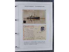1887/1938, Sammlung “OST-ASIATISCHE HAUPTLINIE” und “OST-ASIATISCHE LINIE” mit ca. 120 Briefen, Karten und GSK, dabei frühe P