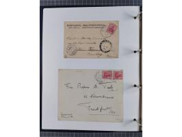 1887/1938, Sammlung “OST-ASIATISCHE HAUPTLINIE” und “OST-ASIATISCHE LINIE” mit ca. 120 Briefen, Karten und GSK, dabei frühe P