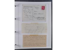 1887/1938, Sammlung “OST-ASIATISCHE HAUPTLINIE” und “OST-ASIATISCHE LINIE” mit ca. 120 Briefen, Karten und GSK, dabei frühe P