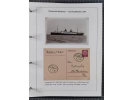 1887/1938, Sammlung “OST-ASIATISCHE HAUPTLINIE” und “OST-ASIATISCHE LINIE” mit ca. 120 Briefen, Karten und GSK, dabei frühe P