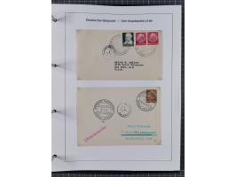 1887/1938, Sammlung “OST-ASIATISCHE HAUPTLINIE” und “OST-ASIATISCHE LINIE” mit ca. 120 Briefen, Karten und GSK, dabei frühe P